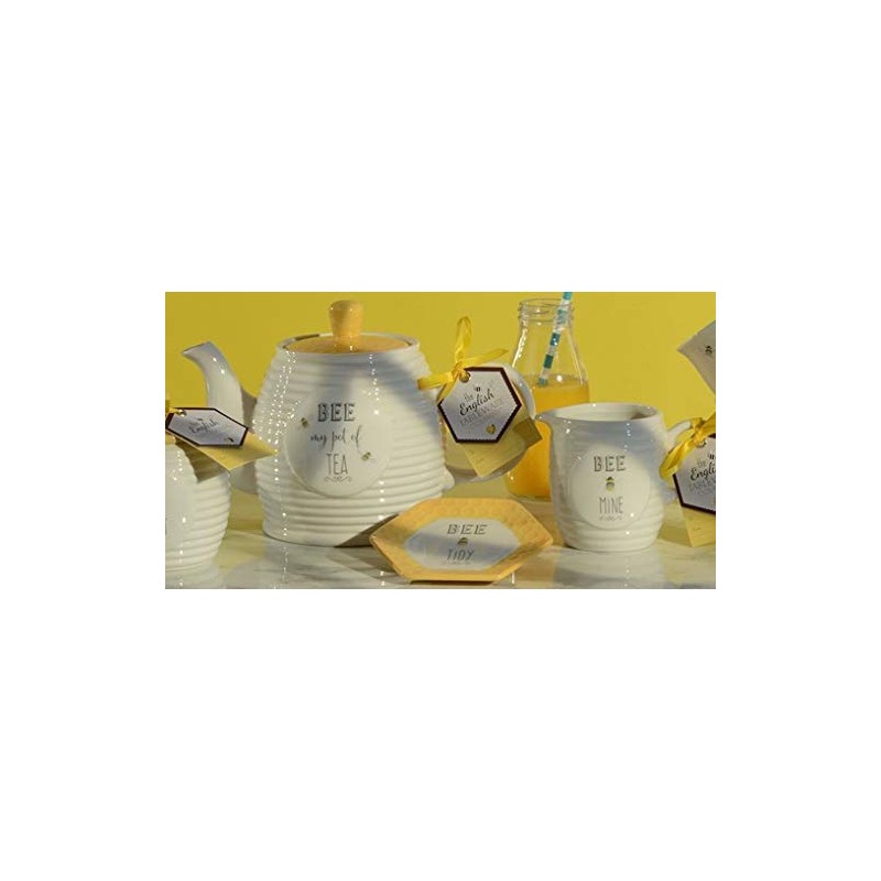 English Tableware Company Bee Happy Jug White