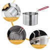 Frying Basket, Stainless Steel Pasta Basket, Fryer Basket with Long