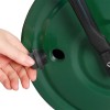 "16in Heavy Duty Steel Lawn Roller with U-Shaped Handle Fillable