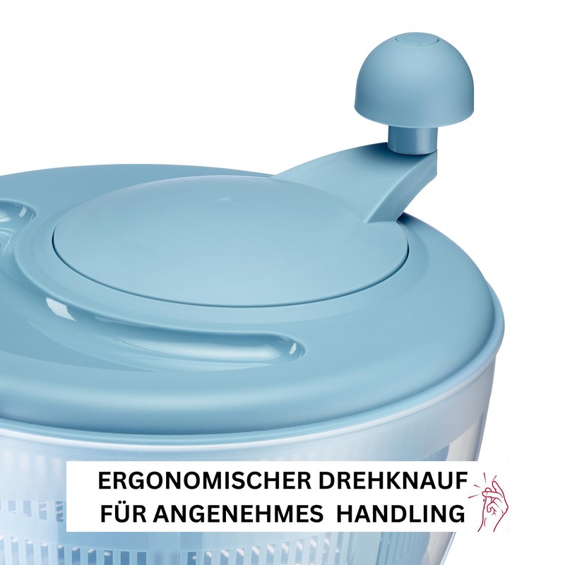 Westmark 243222E8 Salad Spinner Polypropylene Polyethylene Apple Green/Blue