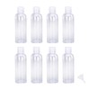 ccHuDE 8 Pcs 100ml Plastic Travel Bottles Empty Transparent Dispenser