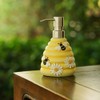 Tskcvy Bee Soap Dispenser Decorative Hand Pump Refillable Soap Dispenser
