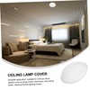 CHILDWEET Round Ceiling Light Cover Replacement with Circular Hole for