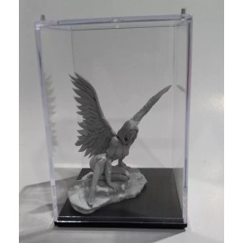 Odoria New 1/24 75 mm Scale Resin Model Figure Acrylic Display Case with Black Base