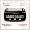 Chess Armory Digital Chess Clock - Portable Timer with Tournament