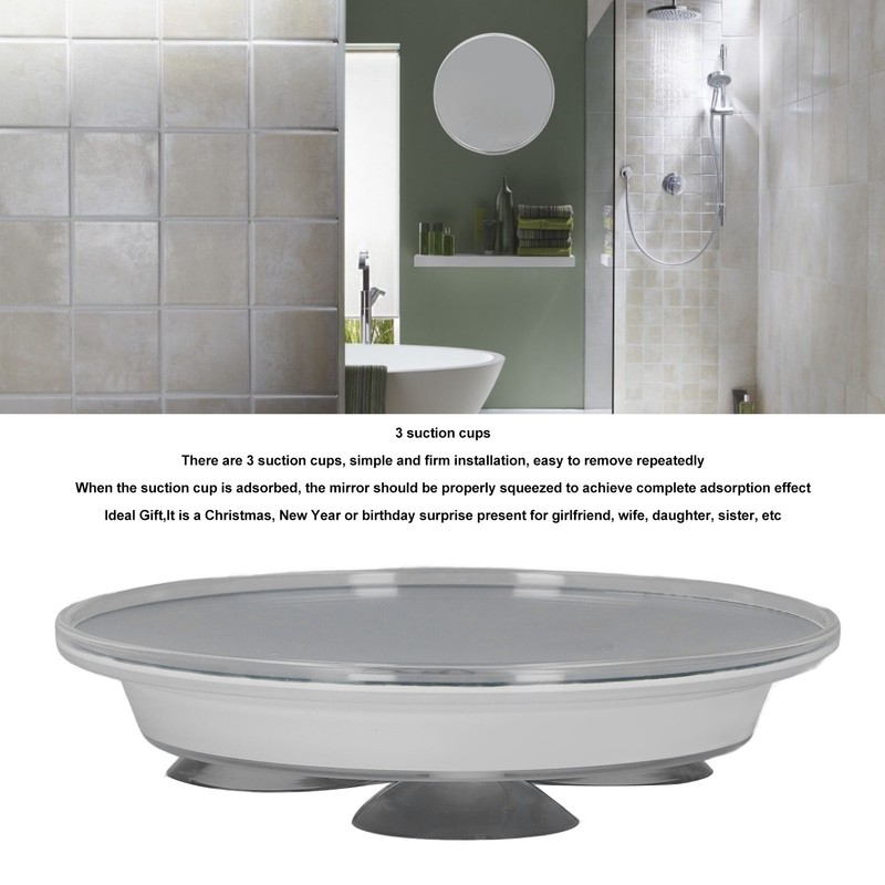 Small Magnifying Mirror Multipurpose Portable Single Side Magnifying Makeup Mirror