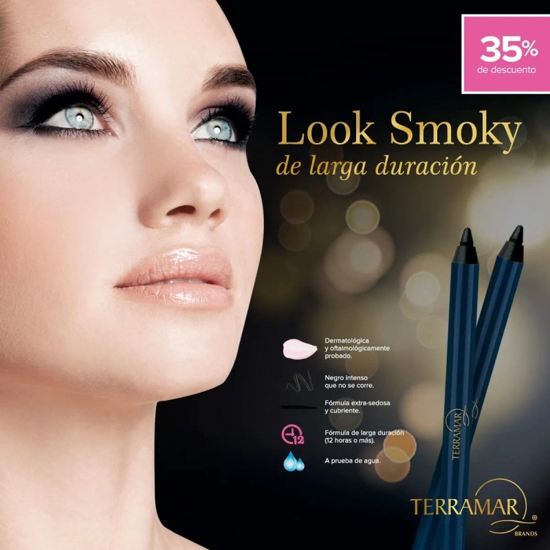 Terramar - Smoky Lápiz Delineador Para Ojos Efecto Ahumado