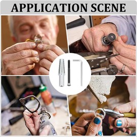 Fulillanlun 1 Set Expansion Ring Mandrel with Hexagonal Internal Wrench for Lathe Heavy Duty Ring Shaping Tool for Ring Turning 7-14