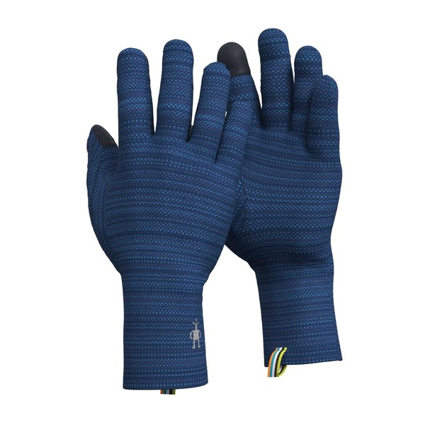 Smartwool Standard Thermal Merino Glove, Deep Navy Color Shift, Medium