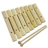 A-Star Wooden Xylophone, Children's Musical Instrument, 8 Notes with Pair
