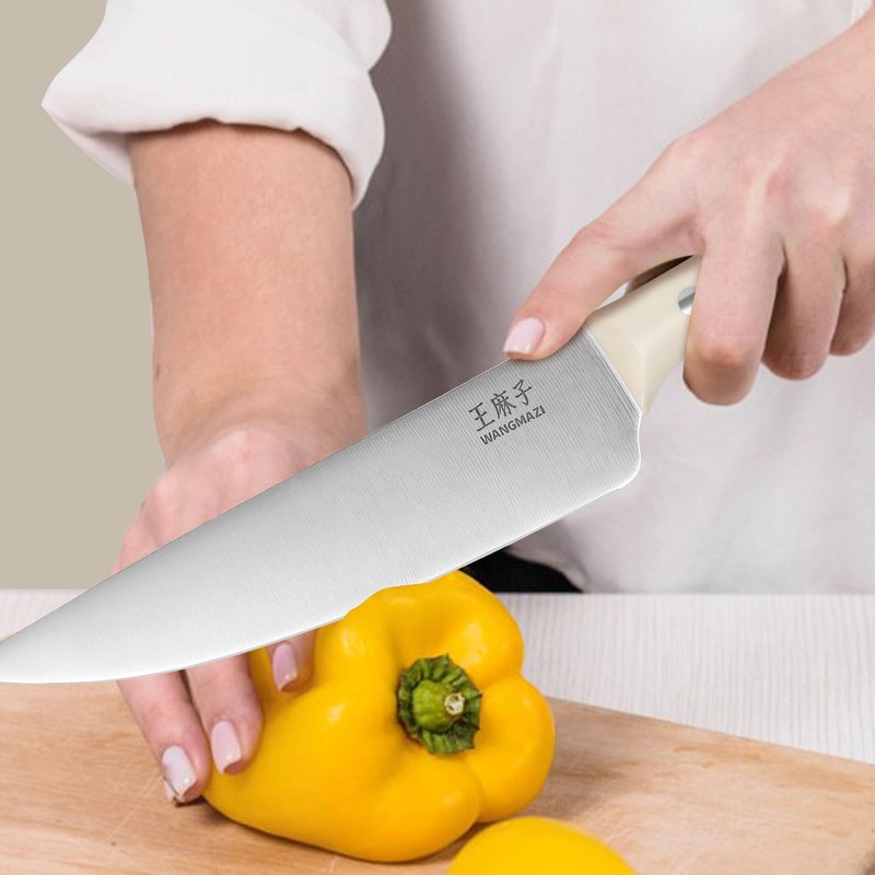 WANGMAZI Professional Kitchen Knife Set, Chef Knife Block Set German