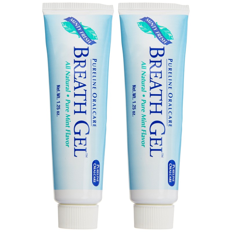 Breath Gel Pure Mint, 1.25 oz, 2 Pack