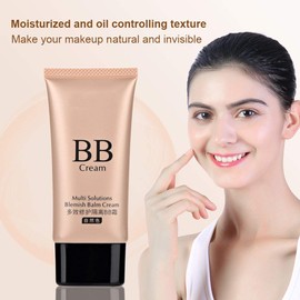 BB Cream Whitening Corrector Flaw Cover Hidratante Maquillaje de Larga Duración Base Líquida Maquillaje Cosméticos(Color ordinario)