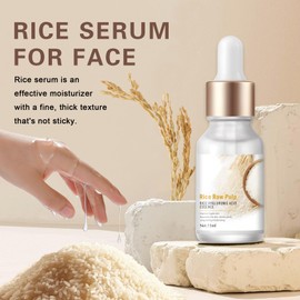 2PCS Rice Serum for Face, Crema De Arroz para La Piel De Cara Y Cerrar Los Poros Quitar Manchas, Facial Essence Deep Hydrating, Nourishing, Face Serum for Radiant Glow 0.5 Fl Oz