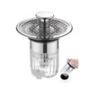 Universal Bathroom Sink Plug, Pop-up Bathroom Sink Strainer, Anti-Clogging Sieve