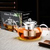 PARACITY Glass Teapot Stovetop 20 OZ/600ml, Tea pot with Removable