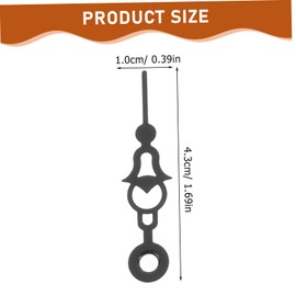 LALAFINA 1 Set DIY Clock Mechanism Kit of Silent Clock Movement Replacement Parts for Home Accurate Durable