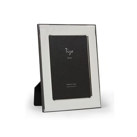 Tizo 5" X 7" Wide Plain Italian Silverplate Frame