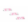RAM Grille Emblem Overlay Decal Stickers 2025 Ram 1500 (Color:
