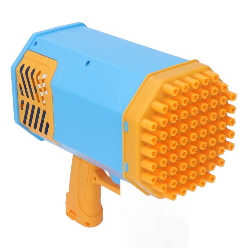Bubble Blower Blue 69 Holes Unique Appearance Portable Stable Highly