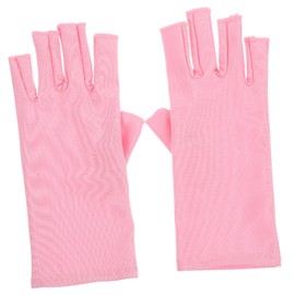 Baluue 1pair Uv Blocking Gloves Manicure Uv Protection Gloves for Women Nail Art Gel Nails Sun Protection Comfortable