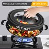 Microwave Splatter Cover, Collapsible Silicone Microwave Plate Cover with Glass