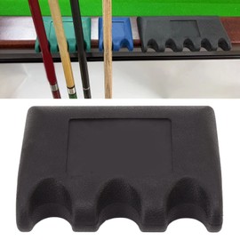 Pool Cue Holder, Pool Stick Holder Portable Cue Stick Claw Rack Holds 3 Cues Against Table, Bar or Chair, Weighted Billiard Cue Holder, Cue Stick Holder with Non Slip Pad