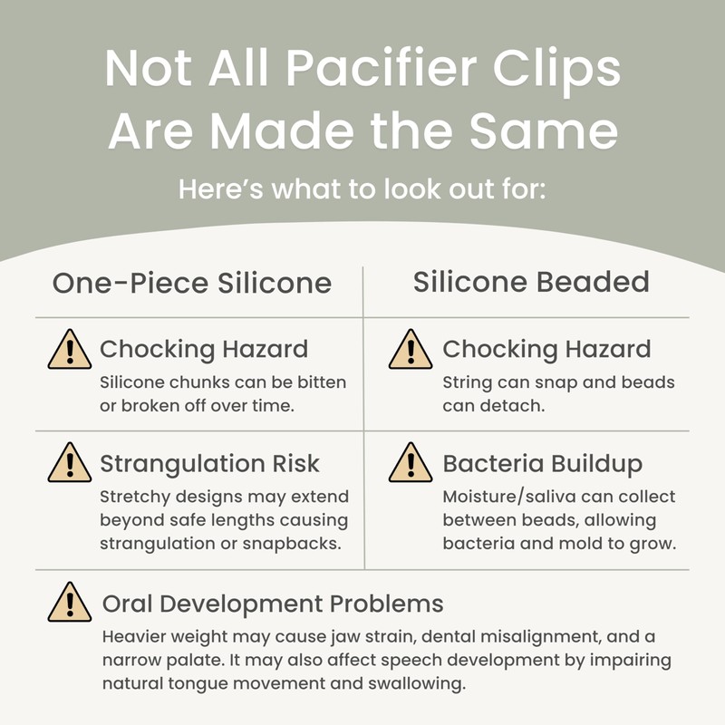 Stadela Baby Pacifier Clip Holder - Girl 4 Pack Gift