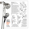 AquaSpa High Pressure 48-mode Luxury 3-way Combo with Adjustable Extension