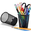 AIMI Pencil Case 2pcs Large Capacity Container Metal Mesh Pen