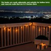 LEIFIDE 10 Pcs Adjustable No Drill String Light Hangers for