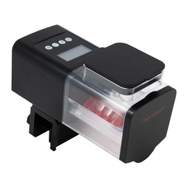 AQUATOP Programmable Fish Feeder – 1-4 Feedings Per Day, Holds 450ml – Versatile Automatic Feeder for Convenient, Consistent Fish Feeding