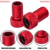 MEAJOO 2PCS Presta Valve Adapter, Aluminum Convert Presta to Schrader