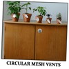 KONTONTY Modern Mesh Vent Covers 10 Pcs Stainless Steel Circular