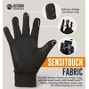 OutdoorEssentials Touchscreen Winter Gloves Men Women - Hiking Gloves Women