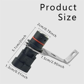 Crankshaft Position Sensor, Crankshaft Sensor Compatible with Chevy Silverado Suburban C1500 K1500 K2500 K3500 G30 P30 GMC Pickup Cadilla, Repaces OEM # 12596851 10456042 10456256, 5S1695