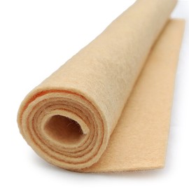 Buttercream - Pastel Orange - Wool Felt Oversized Sheet - 35% Wool Blend - 1 12x18 inch sheet