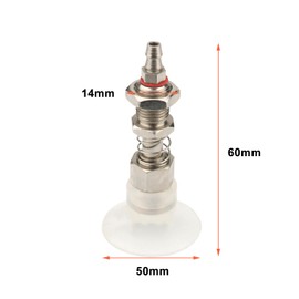 NUHFUFA 50MM Micro Vacuum Pump Suction Cup Automatic Suction Cup Industrial Manipulator Pneumatic Accessories