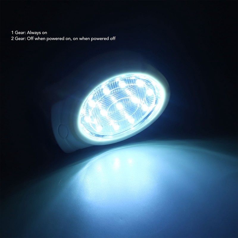 LED Emergency Light 2W Cold White 2 Gear Energy Saving