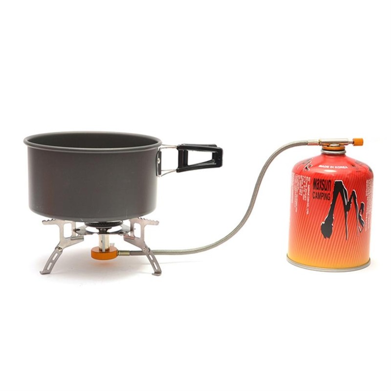 3500W Outdoor Camping Gas Stove Portable Split Butane Foldable Electronic