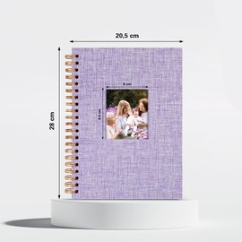 Vienrose Photo Album for DIY 28 x 20.5 cm Acid Free