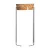 Argon Tableware Glass Storage Jars with Cork Lids - Modern