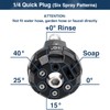 DERASL High Pressure Washer Nozzle, 6 in 1 High Pressure