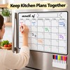 A3 Magnetic Dry Erase Calendar for Weekly & Monthly Planning