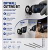 Drywall Cut Out Bit 1/8 Inch Guidepoint Rotary Router Tool