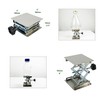 TEXALAN(R) Lift Table Lab Jack Scissor Stand Stainless Steel 4x4x6"
