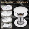 1 PCS Pop Up Drain Strainer, Stainless Steel Kitchen Sink