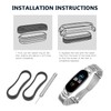 Gatuida Smart Metal Wristband Replacement Strap for -shape Band and