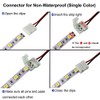 FSJEE FSJEE 2Pin 8MM LED Connector Kit Includes 10X Strip