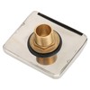 Waterfall Tub Nozzle G1/2 Male Thread Stainless Steel Wall Mounted